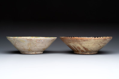 Four Nishapur pottery bowls, Iran, 10/11th C.