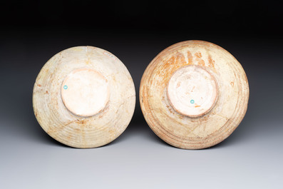 Four Nishapur pottery bowls, Iran, 10/11th C.