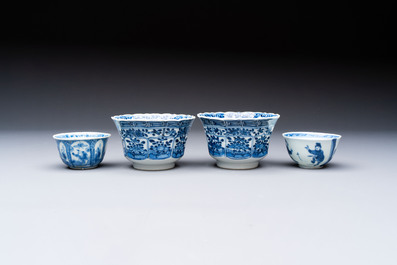 13 Chinese blue, white and polychrome wares, Kangxi and later