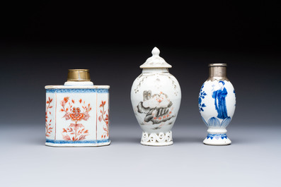13 Chinese blue, white and polychrome wares, Kangxi and later