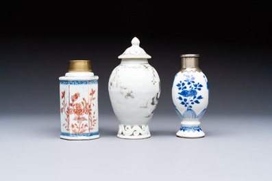 13 Chinese blue, white and polychrome wares, Kangxi and later