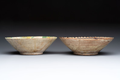 Four Nishapur pottery bowls, Iran, 10/11th C.