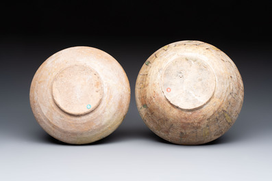 Four Nishapur pottery bowls, Iran, 10/11th C.