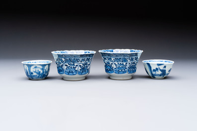 13 Chinese blue, white and polychrome wares, Kangxi and later