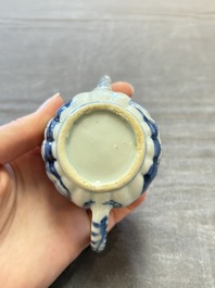 A collection of 17 Chinese blue, white and famille rose wares, Kangxi/Qianlong