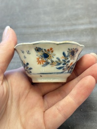 A collection of 17 Chinese blue, white and famille rose wares, Kangxi/Qianlong