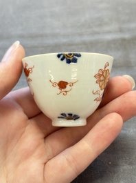 A collection of 17 Chinese blue, white and famille rose wares, Kangxi/Qianlong