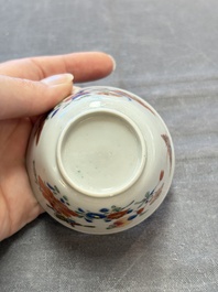 A collection of 17 Chinese blue, white and famille rose wares, Kangxi/Qianlong