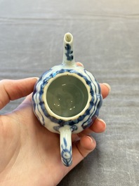 A collection of 17 Chinese blue, white and famille rose wares, Kangxi/Qianlong