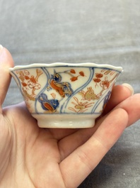 A collection of 17 Chinese blue, white and famille rose wares, Kangxi/Qianlong