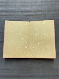 A Chinese album: 'Yuci Jingxinzhai Renwuce 御賜靜心齋人物冊', ink and colour on silk, Qianlong seal mark and of the period
