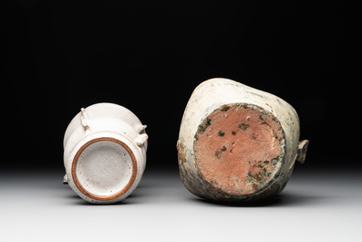 Four various Chinese monochrome wares, Qing and later