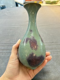 A Chinese jun-glazed vase, Republic