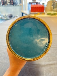A pair of Chinese cloisonn&eacute; 'cranes' vases, Republic
