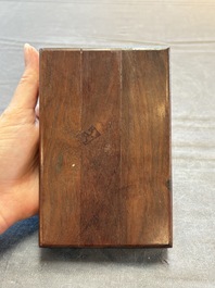 A Chinese album: 'Yuci Jingxinzhai Renwuce 御賜靜心齋人物冊', ink and colour on silk, Qianlong seal mark and of the period