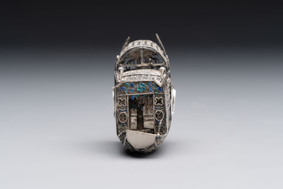 A group of nine Chinese and Southeast Asian silver wares, 19/20th C.