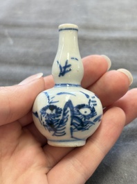 13 Chinese blue, white and polychrome wares, Kangxi and later