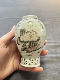 13 Chinese blue, white and polychrome wares, Kangxi and later