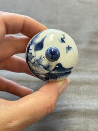 13 Chinese blue, white and polychrome wares, Kangxi and later