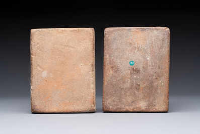 A study collection of six pieces of pottery and fritware, Persia and Central Asia, 12th C. and later.