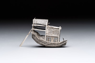 A group of nine Chinese and Southeast Asian silver wares, 19/20th C.