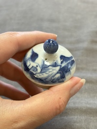 13 Chinese blue, white and polychrome wares, Kangxi and later