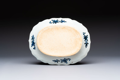 13 Chinese blue and white 'Xi Xiang Ji' serving dishes, Qianlong