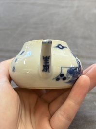 13 Chinese blue, white and polychrome wares, Kangxi and later