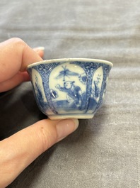 13 Chinese blue, white and polychrome wares, Kangxi and later