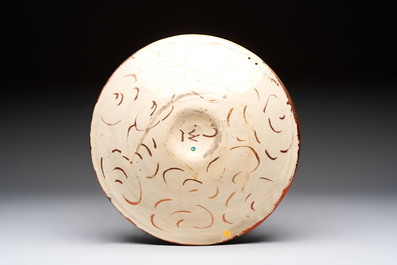 A Hispano-Moresque lustre-glazed dish, Spain, 19/20th C.