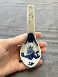 13 Chinese blue, white and polychrome wares, Kangxi and later
