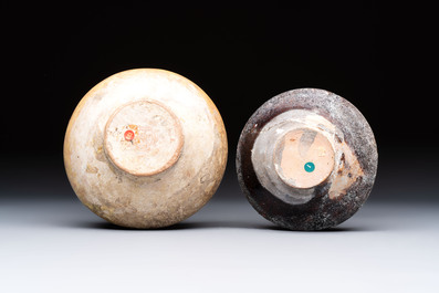 Four Persian pottery bowls, 10/13th C.
