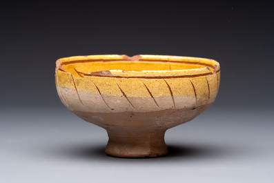 A study collection of six pieces of pottery and fritware, Persia and Central Asia, 12th C. and later.