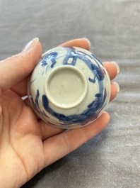 13 Chinese blue, white and polychrome wares, Kangxi and later