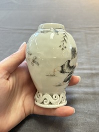13 Chinese blue, white and polychrome wares, Kangxi and later
