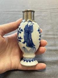 13 Chinese blue, white and polychrome wares, Kangxi and later