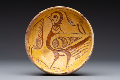 A study collection of six pieces of pottery and fritware, Persia and Central Asia, 12th C. and later.