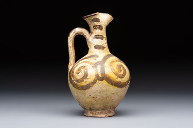 A study collection of five pieces of ceramic, Persia and Asia, 12th C. and later