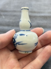 13 Chinese blue, white and polychrome wares, Kangxi and later