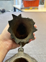 A Chinese bronze 'luduan' censer, Ming