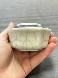 Seven Chinese ge-type wares, 19/20th C.