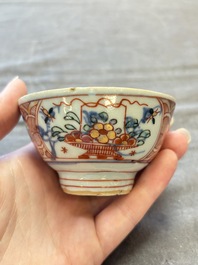 Eight Chinese blue, white, famille verte, and European-decorated wares, Kangxi/Qianlong