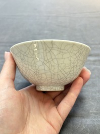 Seven Chinese ge-type wares, 19/20th C.