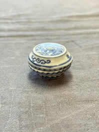 Eight Chinese blue, white, famille verte, and European-decorated wares, Kangxi/Qianlong