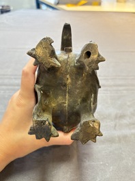 A Chinese bronze 'luduan' censer, Ming