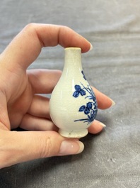 Eight Chinese blue, white, famille verte, and European-decorated wares, Kangxi/Qianlong