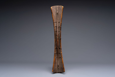 An Indonesian Salawaku shield, Halmahera, Maluku Islands, 19th C.