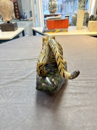 A pair of Chinese cloisonn&eacute; tigers, Republic
