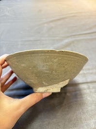A group of 12 Chinese celadon-glazed bowls with incised floral design from the Jepara shipwreck, Fujian kilns, Song