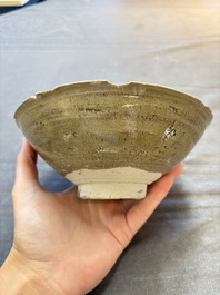 A group of 12 Chinese celadon-glazed bowls with incised floral design from the Jepara shipwreck, Fujian kilns, Song